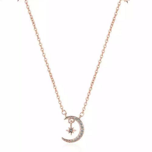 Mooncharm Necklace- 925 Silver
