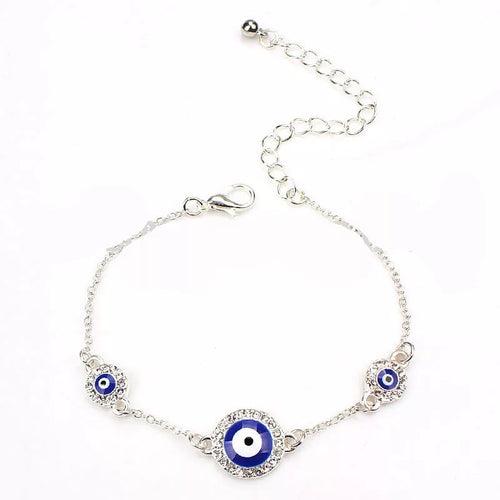 Evil Eye Tres Anklet