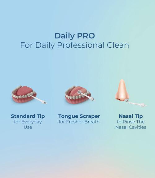 ORACURA® Daily PRO Combo OC150 Smart Water Flosser® Daily PRO & SB200 Sonic Lite Electric Rechargeable Toothbrush