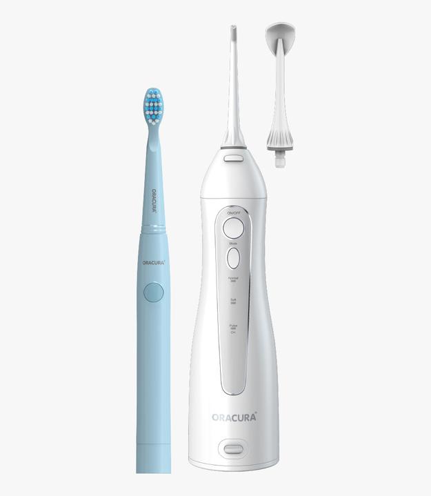 ORACURA® Daily Care Combo OC150 Water Flosser® & SB100 Sonic Lite Battery Operated Electric Toothbrush