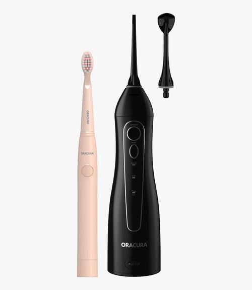 ORACURA® Daily Care Combo OC150 Water Flosser® & SB100 Sonic Lite Battery Operated Electric Toothbrush