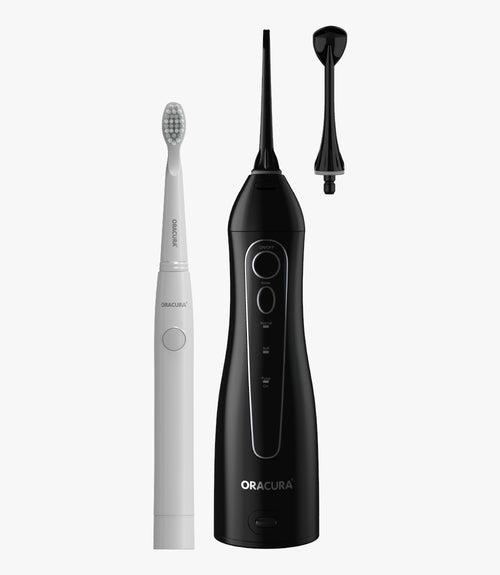 ORACURA® Daily Care Combo OC150 Water Flosser® & SB100 Sonic Lite Battery Operated Electric Toothbrush