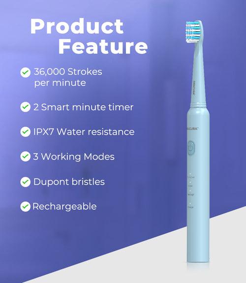 SB200 Sonic Lite Electric Rechargeable Toothbrush