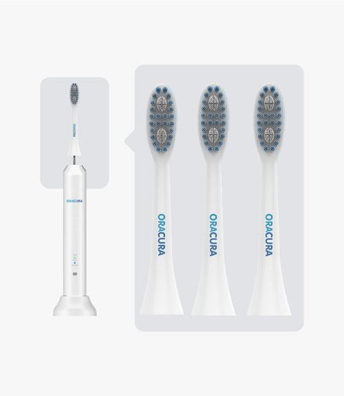 Regular & Sensitive Brush Head of Sonic PLUS Electric Toothbrush (Pack of 3 Brush Heads)