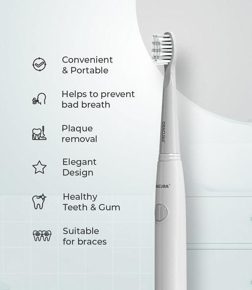 Combo OC300 Smart Pro Water Flosser LITE & SB100 Sonic Lite Battery Operated Electric Toothbrush SP