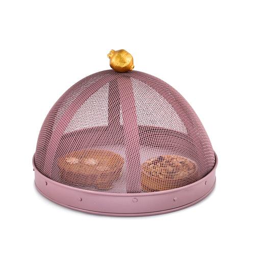 Elan Pomegranate Cake Cover, Food Covers Anti Fly Mosquito Food Cover (10 Inch-Mauve)