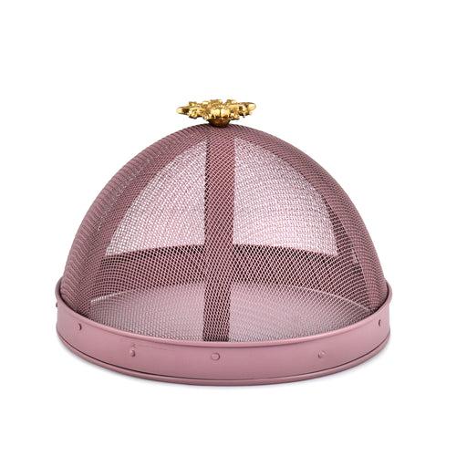 Elan The Royal Hive Cake Cover, Food Covers Steel Mesh Net Kitchen Umbrella Practical Home Using Anti Fly Mosquito Food Cover (10 Inch, Mauve)