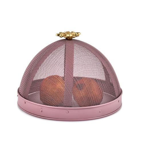 Elan The Royal Hive Cake Cover, Food Covers Steel Mesh Net Kitchen Umbrella Practical Home Using Anti Fly Mosquito Food Cover (10 Inch, Mauve)