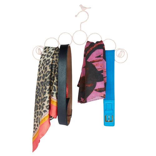 Elan Birdie Hanger for Scarves, Belts (Pack of 5)