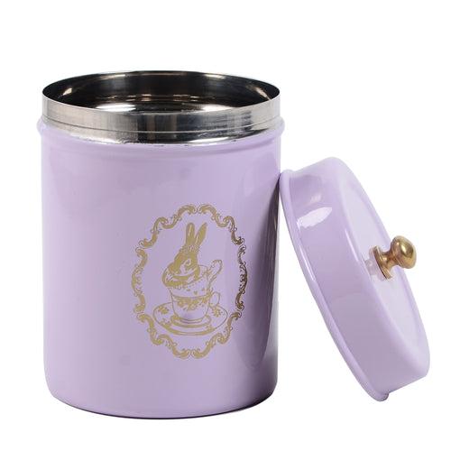 Elan Bunny Canister, Stainless Steel (500ml, Powder Pink)