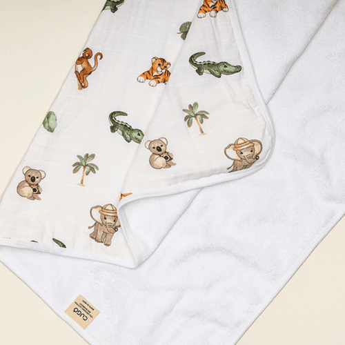 Cugo Bamboo Cotton Hooded Towel