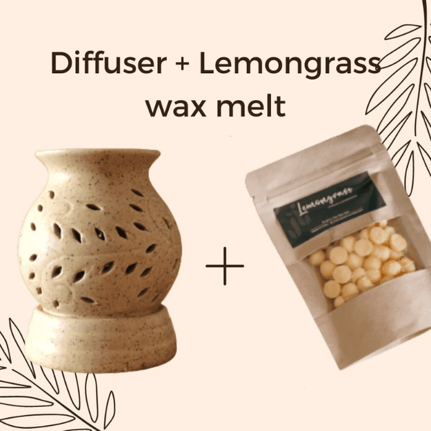 Diffuser + Lemongrass wax melt