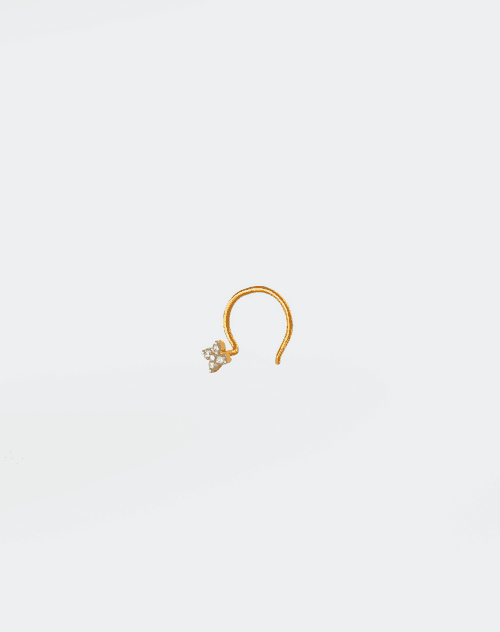 Flower Diamond Nose Ring