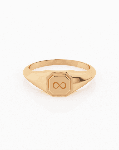 Octagon Signet Ring