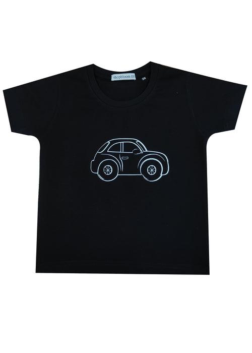 Glow in the Dark Car Kid's T-Shirt