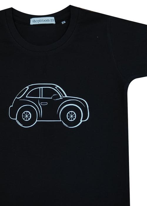 Glow in the Dark Car Kid's T-Shirt