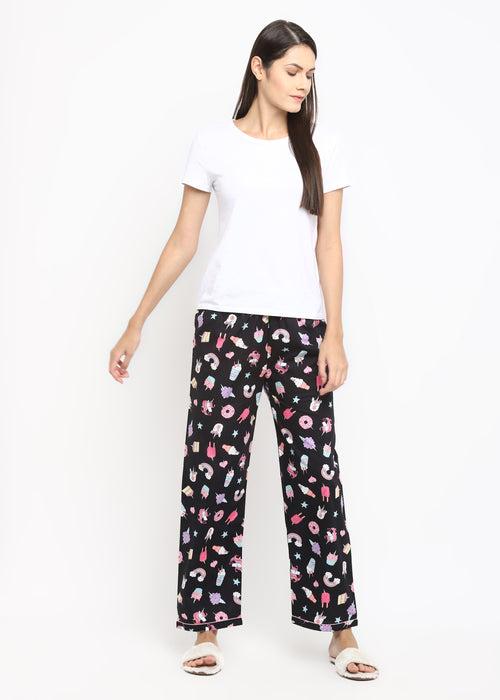 Black Unicorn Women's Pyjama Bottoms