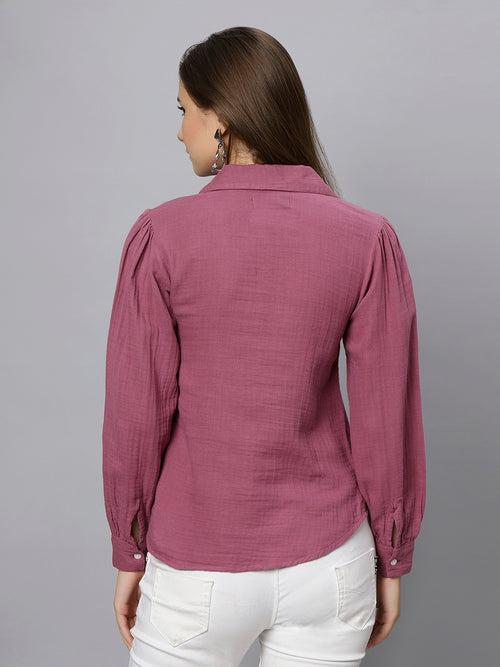 Butterfly Plum Shirt