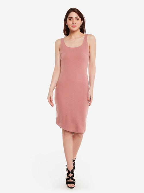 Peach Bodycon Dress