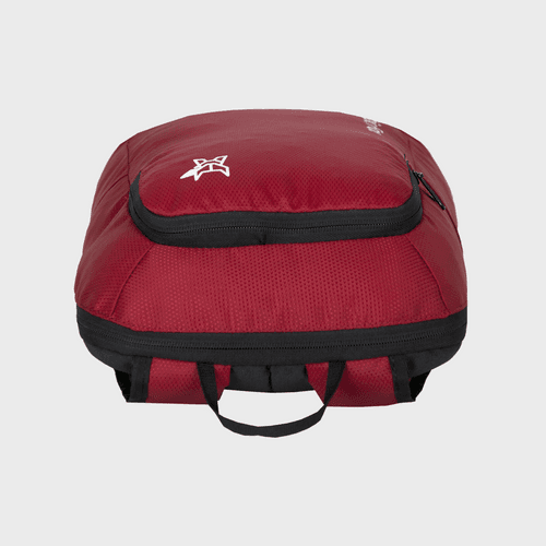 Arctic Fox Pug Dobby Maroon Backpack