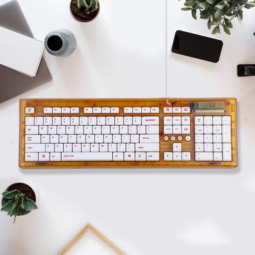 New Arctic Fox Crystal Wired Keyboard