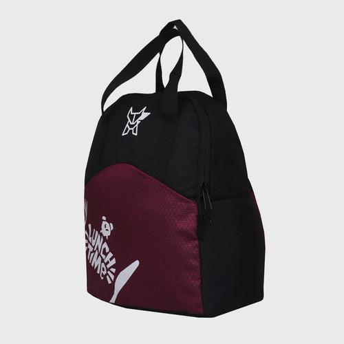 Arctic Fox Hexa Maroon Lunch Bag and tiffin bag