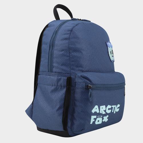 Arctic Fox Puff Dark Denim School Backpack for Boys and Girls
