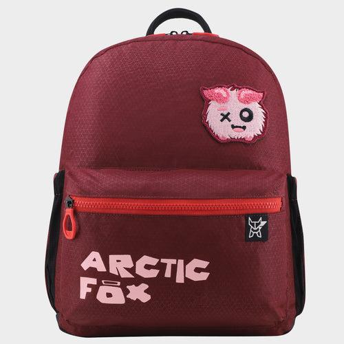 Arctic Fox Puff Tawny Port School Backpack for Boys and Girls