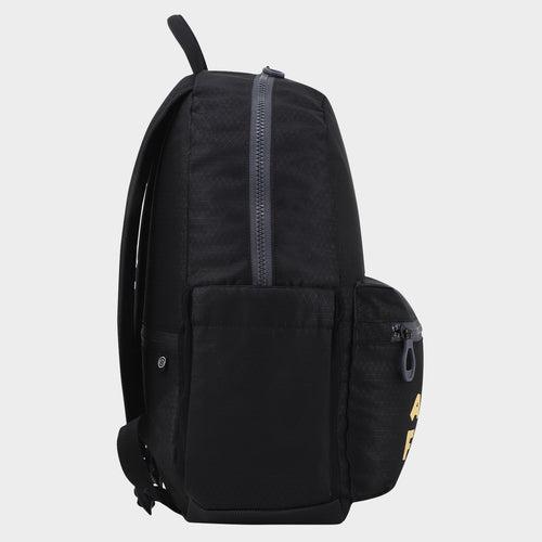 Arctic Fox Puff Black School Backpack for Boys and Girls