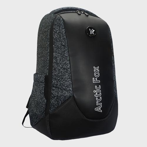Arctic Fox Alarm Anti-Theft Glitch Black Laptop bag and Backpack