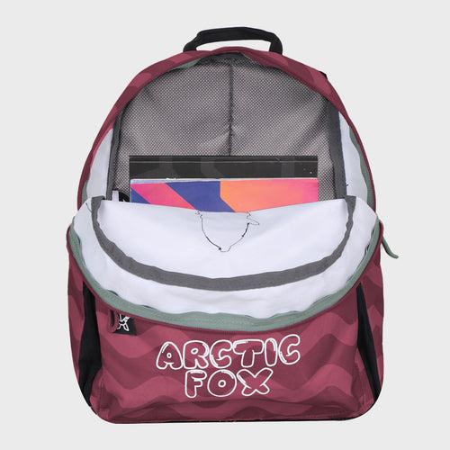 Arctic Fox Frost Tawny Port School Backpack for Boys and Girls