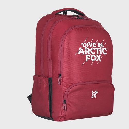 Arctic Fox Hood Tawny Port Laptop Backpack