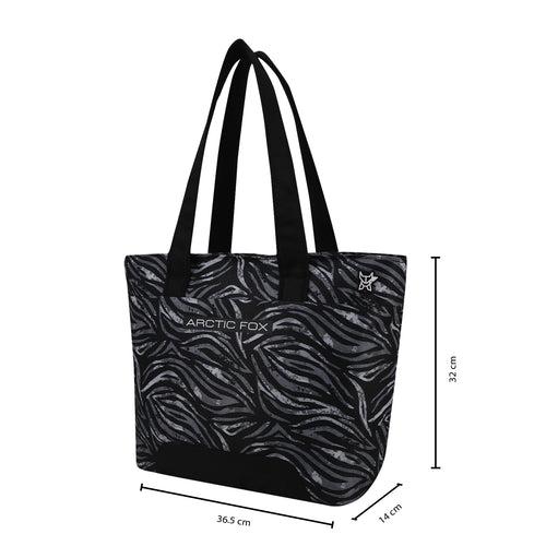 Arctic Fox Feral tote Laptop bag for women (Black)