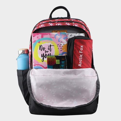 Arctic Fox Silly Calf Tawny Port School Backpack for Boys and Girls