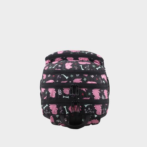 Arctic Fox Saurus Pink School Backpack for Boys and Girls