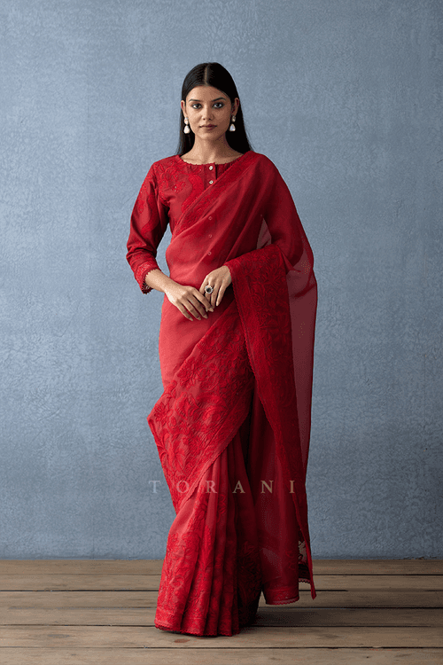 Gulmohar Dea Saree