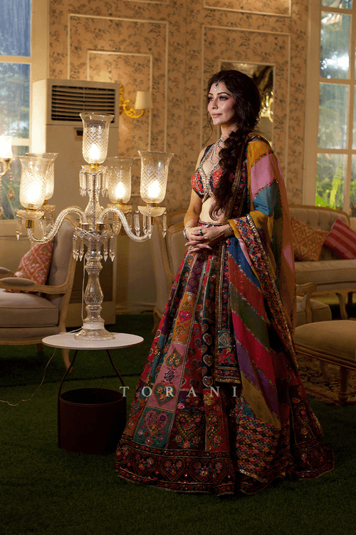 Jai madan  In Our Custom Dil-Rang Shareefa  Rangrez Lehenga Set