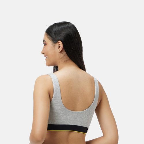 24/7 Slip On Bra - Grey Melange