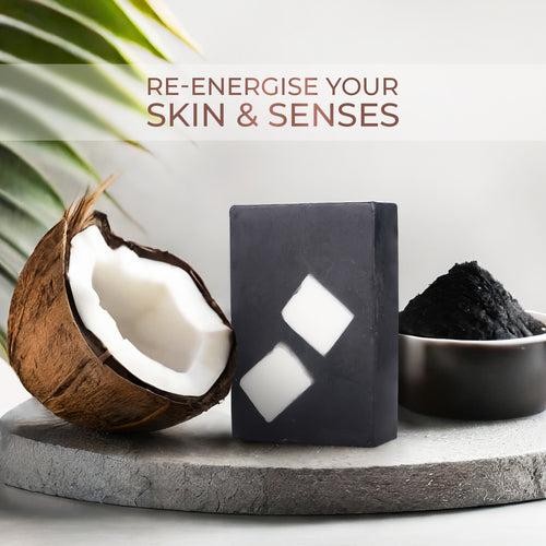 Deep Cleansing Bathing Bar with Coconut and Activated Charcoal