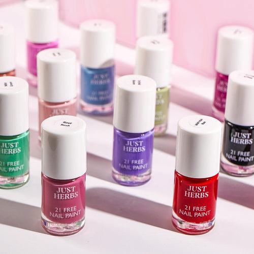 Nail Paints | 21-Free Formula - 6ml