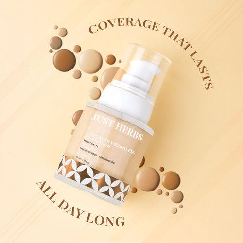 Long Wear Weightless Foundation with Liquorice Root and Sandalwood 40 ml