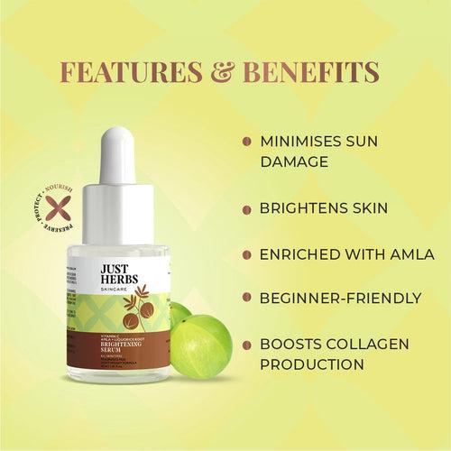 Brightening Serum - Vitamin C Amla & Liquorice Root - Just herbs