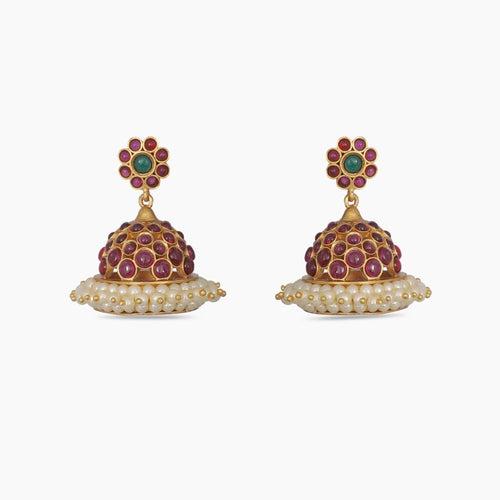 Devika Antique Jhumka Earrings