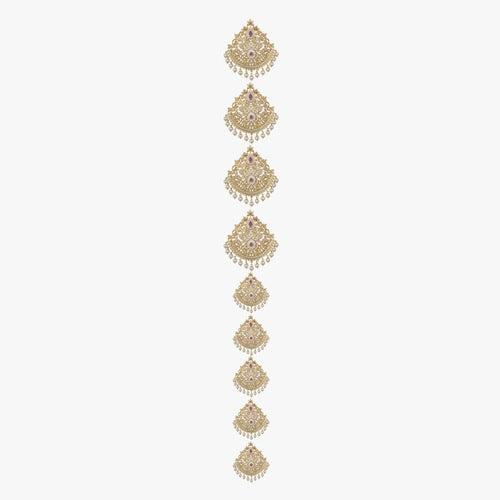 Nandini Nakshatra CZ Hair Brooch