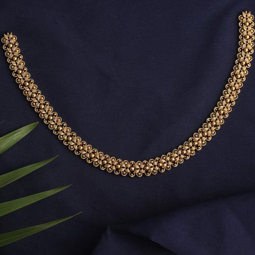 Zephyr Gold Plated Tribal Necklace