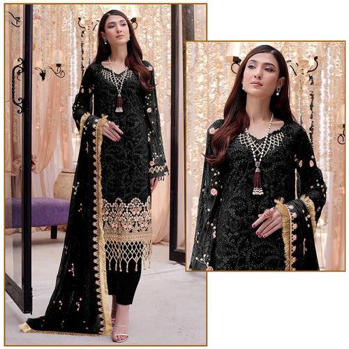 Premium Designer Semi Stitched Luxury Salwar Kameez