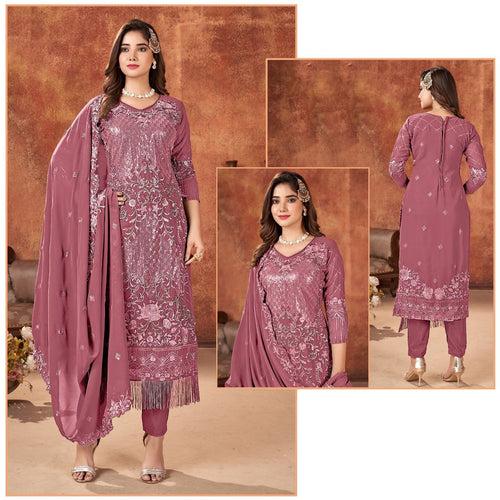 Top Designer Exclusive Semi Stitched Salwar Kameez