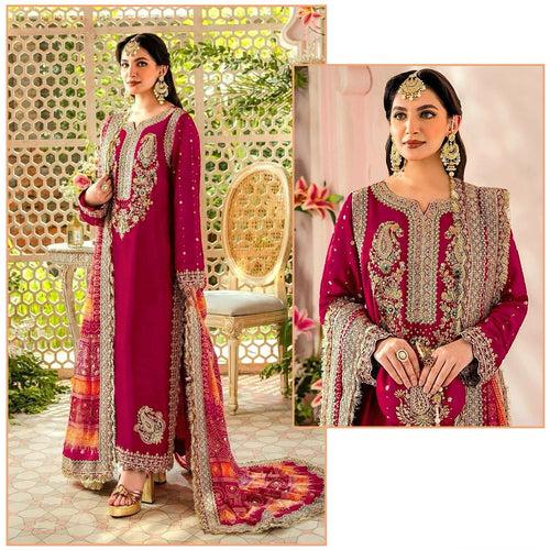 Bil17-C Heavy Georgette Designer Heavy Embroidered Party Wear Pakistani Salwar Suit