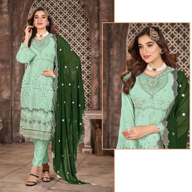 Trendy Semi Stitched Pakistani Salwar Kameez