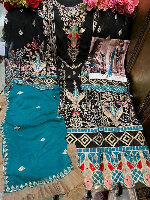 Classic Black Ethnic Salwar Kameez: Shop Now